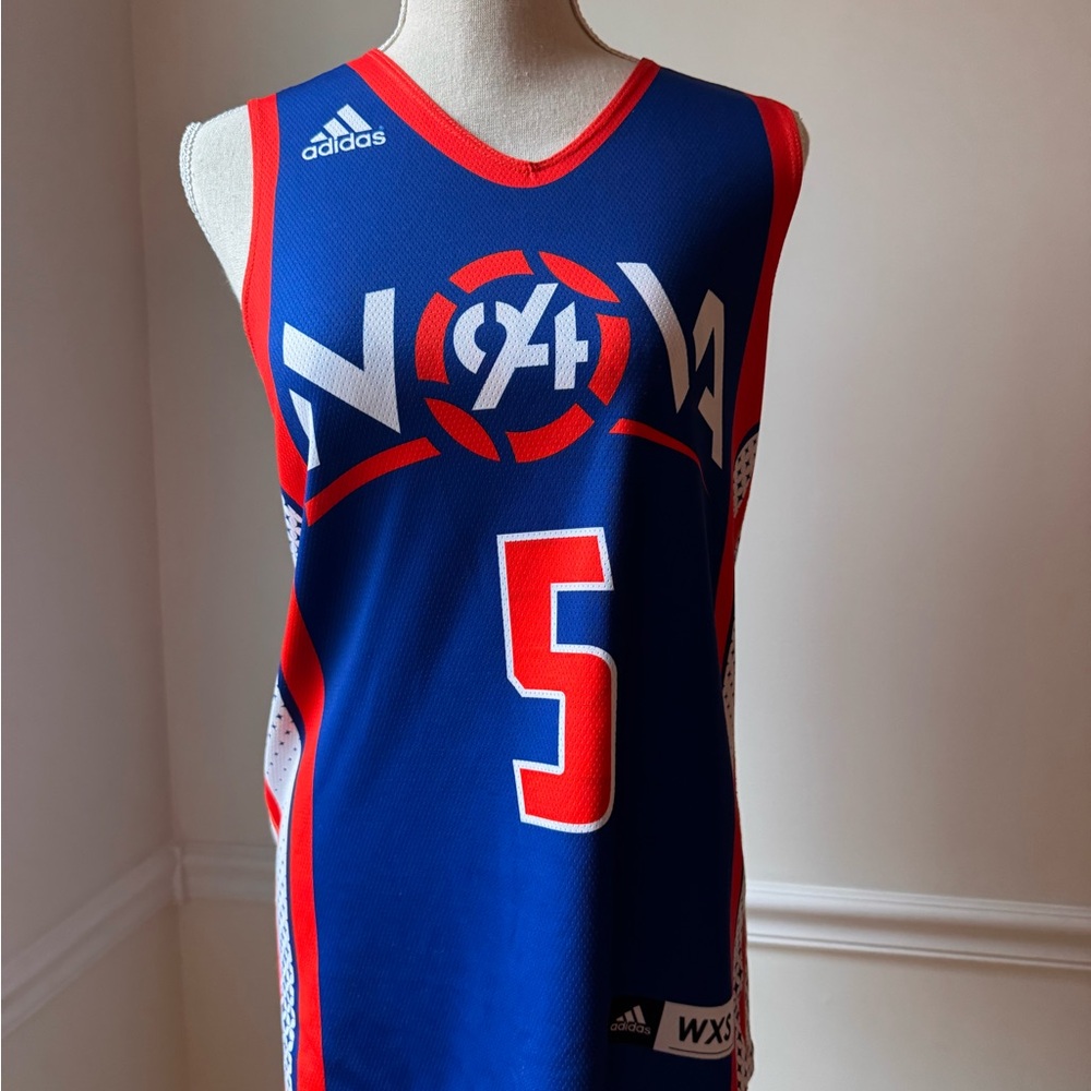 Adidas WXS Reversible White NOLA Red White & Blue Jersey
